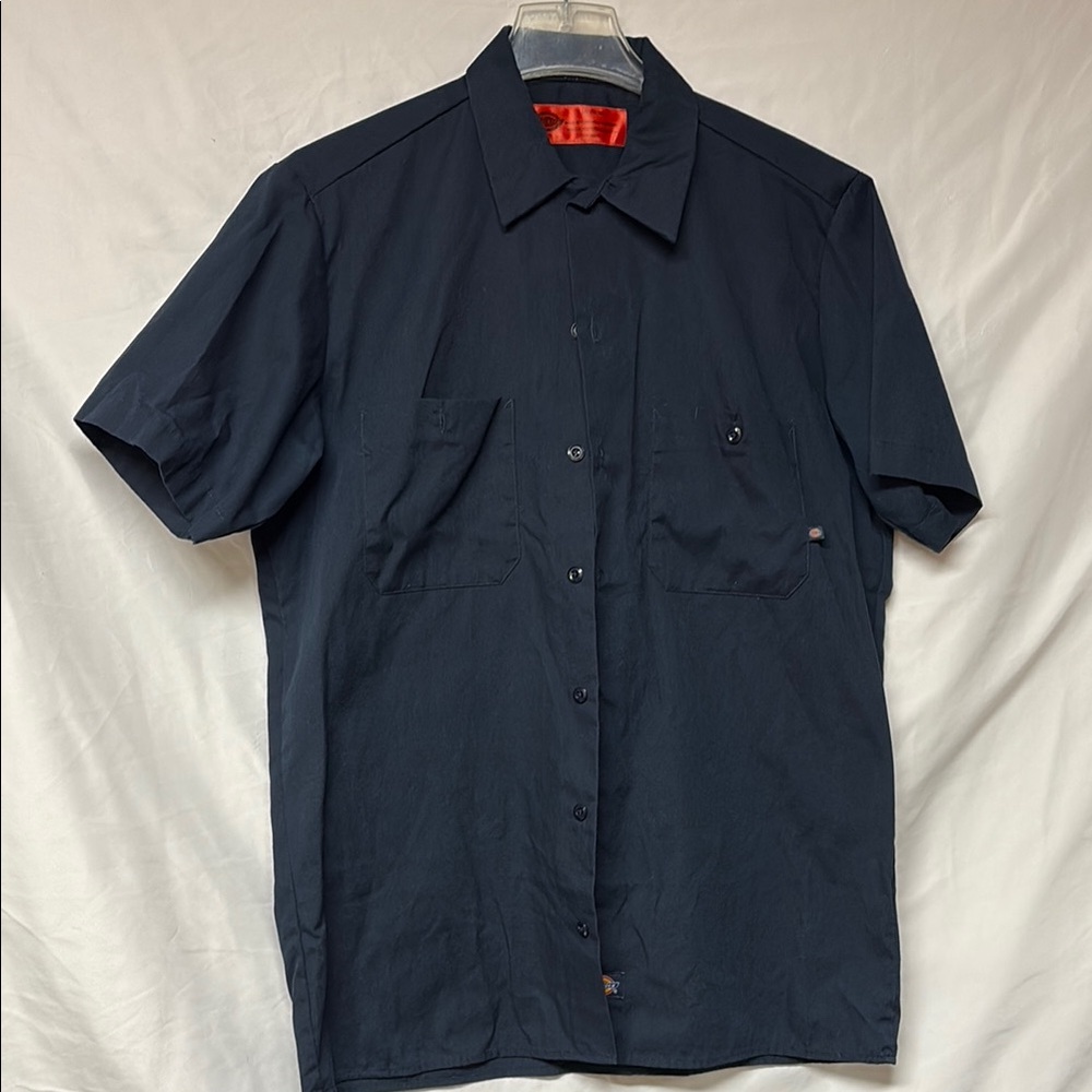 Men's Pontiac Service Dickies Short Sleeve Button Down Shirt